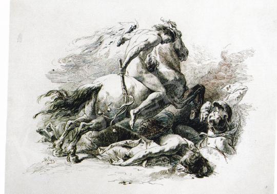  Benczúr, Gyula - Gallop Horseman, 1888 painting
