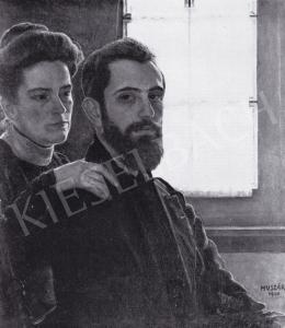 Huszár, Vilmos - Self-Portrait with His Wife, 1910 