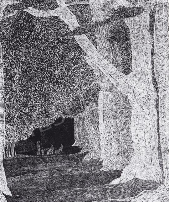 Huszár, Vilmos - Park Detail, 1909 painting