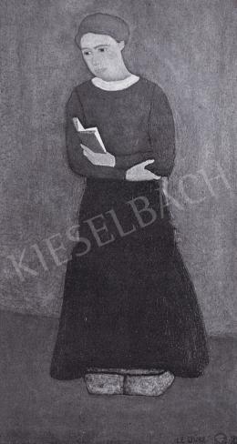 Huszár, Vilmos - Woman with Book,1911-12 