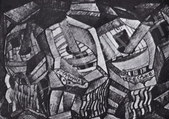 Huszár, Vilmos - Boats, 1915 painting