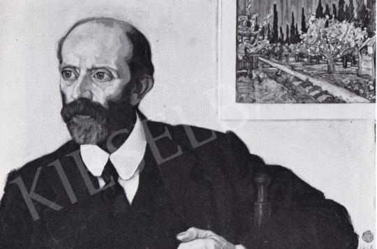 Huszár, Vilmos - Walrech Art Dealer's Portrait, 1916 painting
