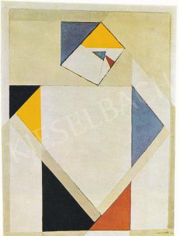 Huszár, Vilmos - Composition with Woman Figure, 1918 