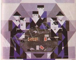 Huszár, Vilmos - Card Players, 1920 