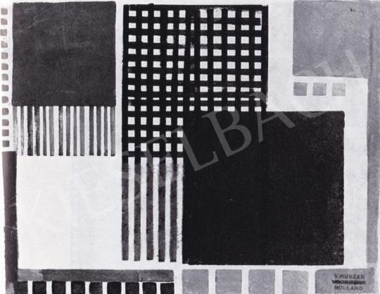 Huszár, Vilmos - Geometric Composition, 1918 painting