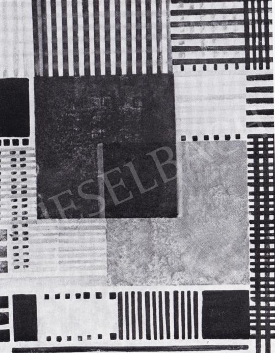 Huszár, Vilmos - Geometric Composition, 1918 painting