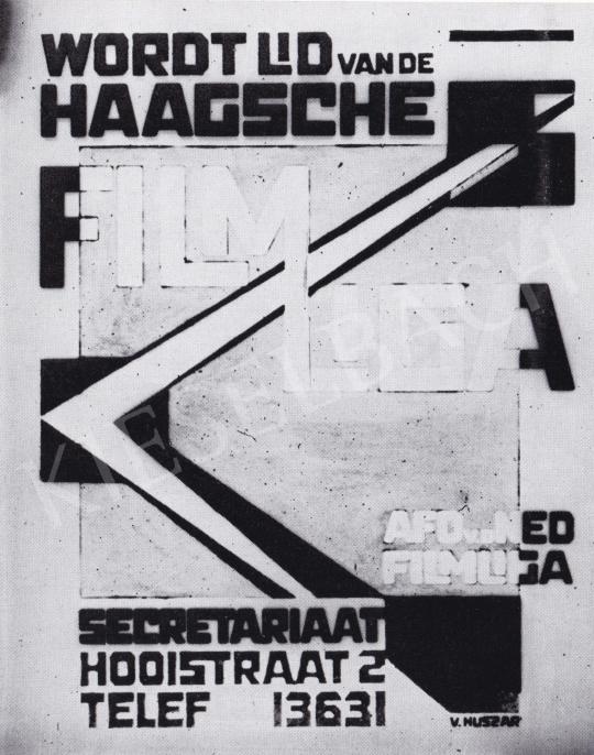 Huszár, Vilmos - Filmliga Advertising Plan, 1929 painting