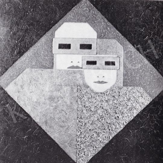 Huszár, Vilmos - Couple, 1930 painting