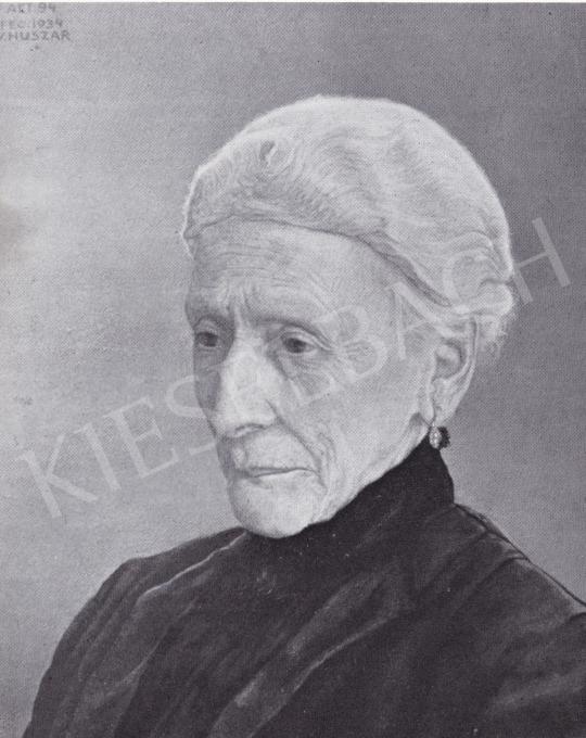 Huszár, Vilmos - Old Lady, 1934 painting