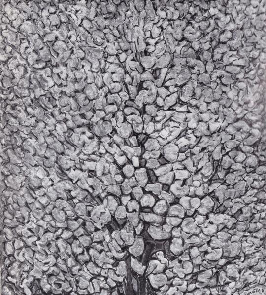 Huszár, Vilmos - Flowering Appletree, 1937 painting