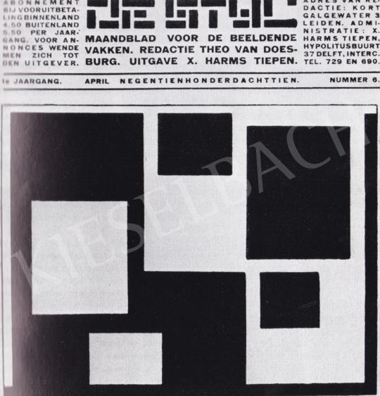 Huszár, Vilmos - De Stijl's Cover, 1917 painting