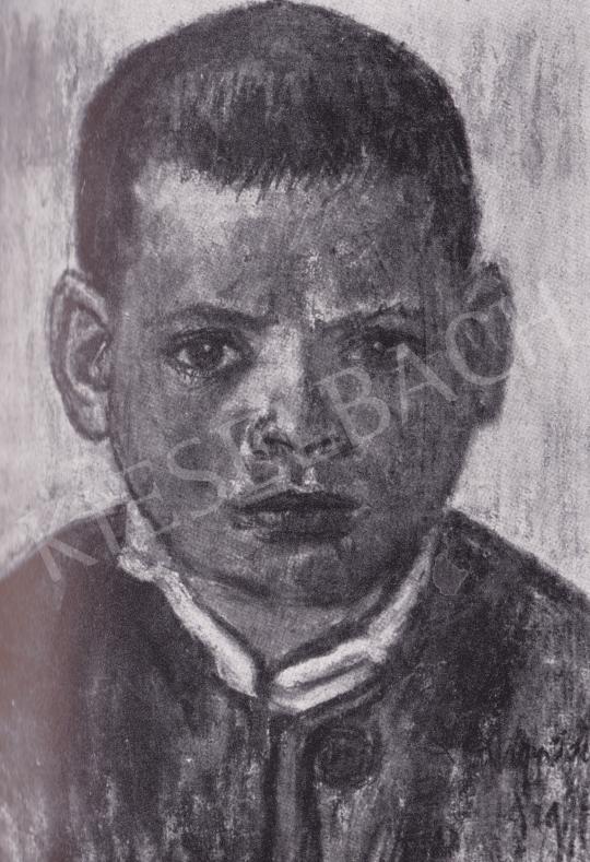 Nagy, István - Little Boy painting