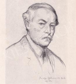  Iványi Grünwald Béla - Önarckép, 1921 