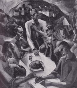 Derkovits, Gyula - Last Dinner, 1922 