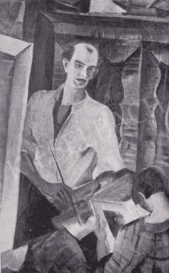 Derkovits, Gyula - Self-Portrait, 1927 painting