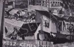 Derkovits, Gyula - Detail of Suburb, 1929 