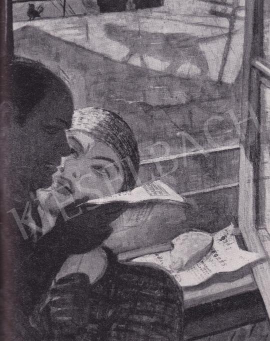 Derkovits Gyula - Önarckép, 1930 festménye