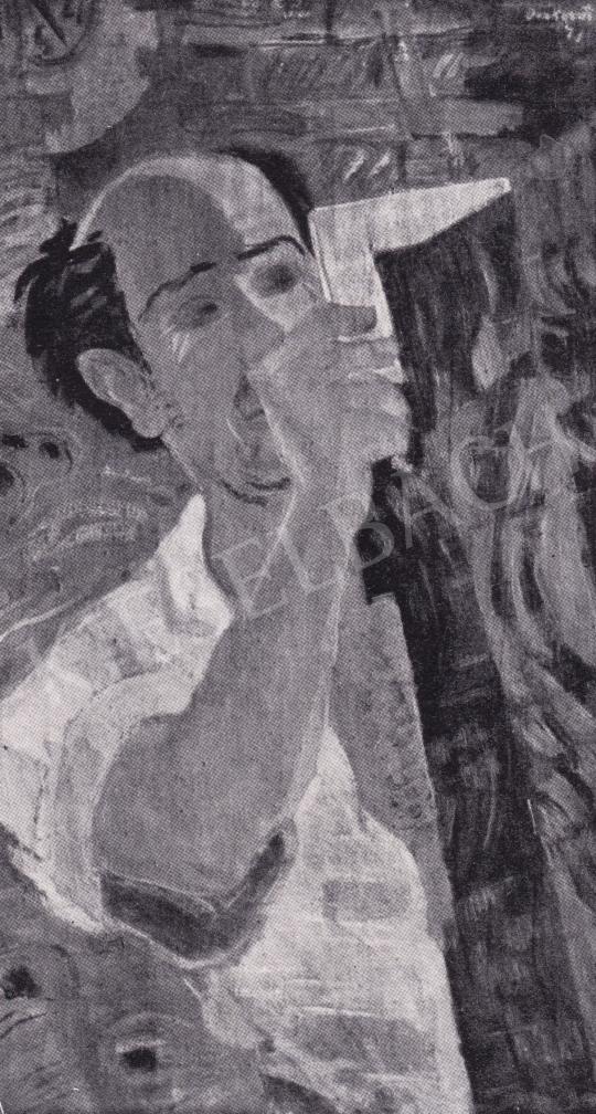Derkovits Gyula - Bútorkészítő, 1932 festménye