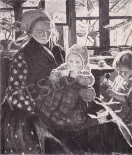  Perlmutter, Izsák - Mother with Her Children 