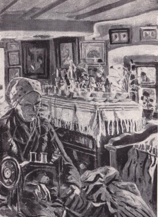  Perlmutter Izsák - Öreg parasztasszony festménye