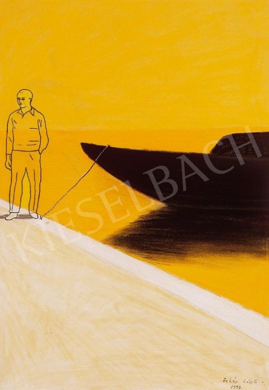  Fehér, László - Sailing Boat on the Lake Balaton | 18th Auction auction / 222 Lot