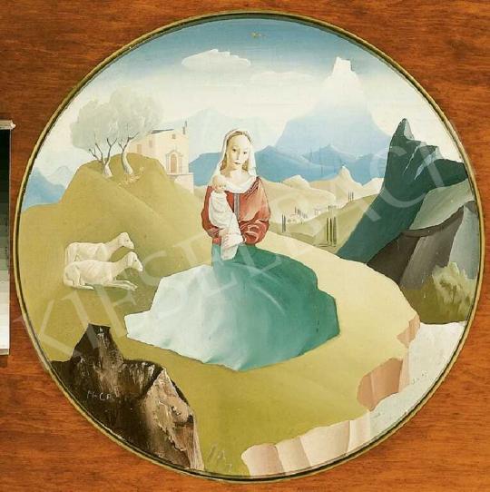  Molnár C., Pál - Madonna in Italian Landscape | 15th Auction auction / 10 Lot