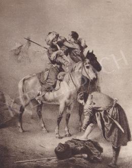  Zichy Mihály - Kaukázusi jelenetek: Első sebesülés, 1852 