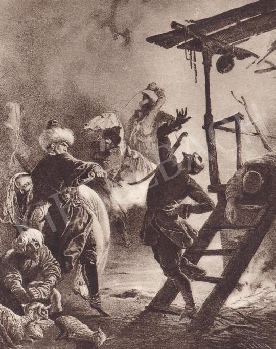  Zichy Mihály - Kaukázusi jelenetek: A kém, 1852 festménye