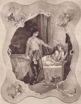  Zichy, Mihály -  The Fountain of Bakhchisaray. Puskin-Illustration 