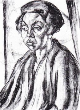  Csapek, Károly - Woman Study Drawing, c. 1920 
