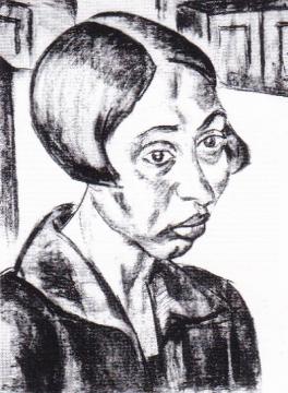  Csapek, Károly - Woman Study Drawing, c. 1920 painting