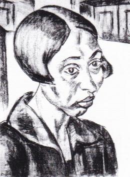  Csapek, Károly - Woman Study Drawing, c. 1920 