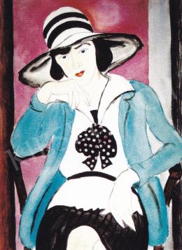  Csapek, Károly - Woman with Hat, c. 1930 