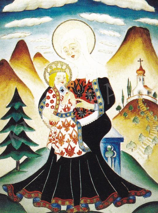  Csapek, Károly - Madonna, 1930 k. painting