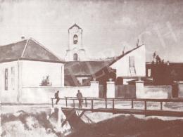  Bánovszky, Miklós - Szentendre with Little Bridge, 1951 