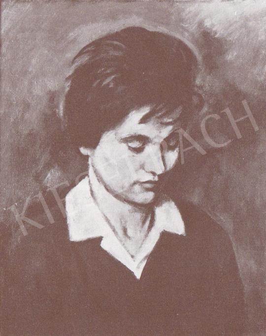  Bánovszky, Miklós - Woman Portrait, 1976 painting