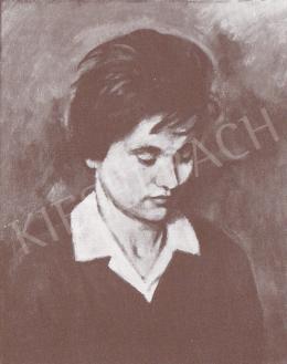  Bánovszky Miklós - Női arckép, 1976 