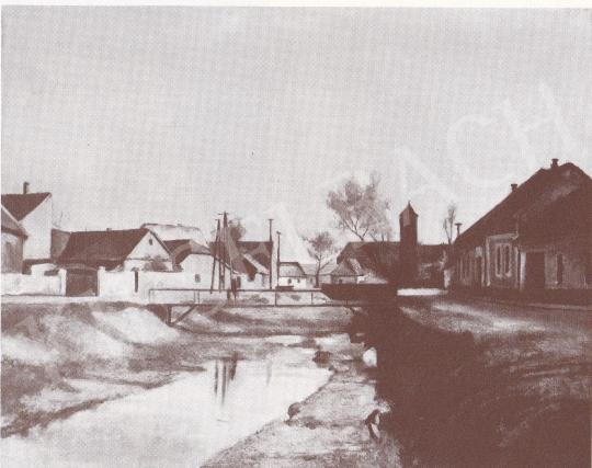  Bánovszky, Miklós - Szentendre with Bükkös Stream painting