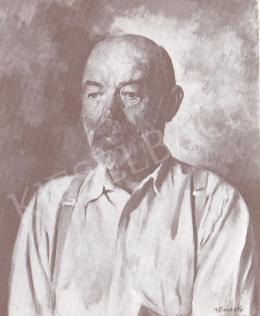  Bánovszky, Miklós - Portrait of János Tornyai, c. 1960 