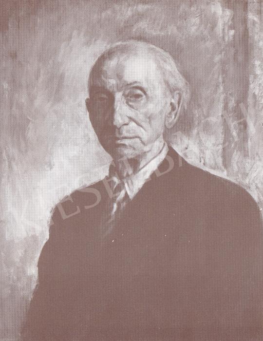  Bánovszky, Miklós - Portrait of Csaba Vilmos Perlott, 1947 painting