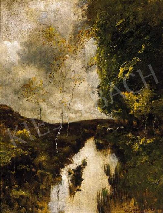K. Spányi, Béla - Riverside Landscape | 15th Auction auction / 20 Lot