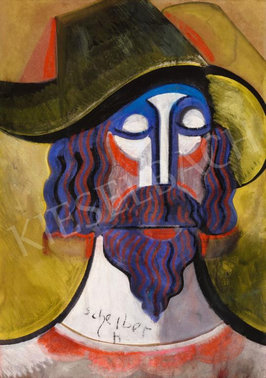  Scheiber, Hugó - Man in a Hat painting