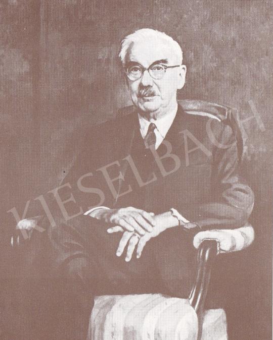  Bánovszky, Miklós - Portrait of Rezső Manninger Director, 1963 painting