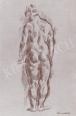  Bánovszky, Miklós - Woman Back Nude, 1923 