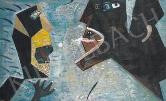  Lossonczy, Tamás - Human Animal, 1955-56 painting