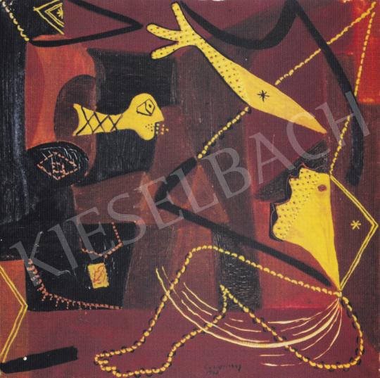  Lossonczy, Tamás - Suprise, 1963 painting