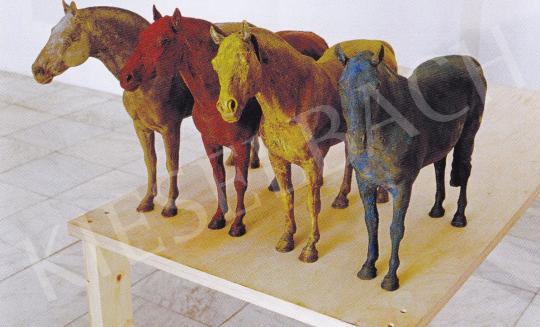  Kotormán, Norbert - Cézanne's Horses painting