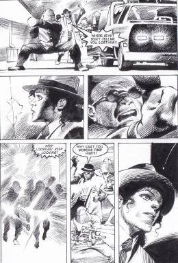  David B. Russell - Storyboard a Moonwalker című filmhez 