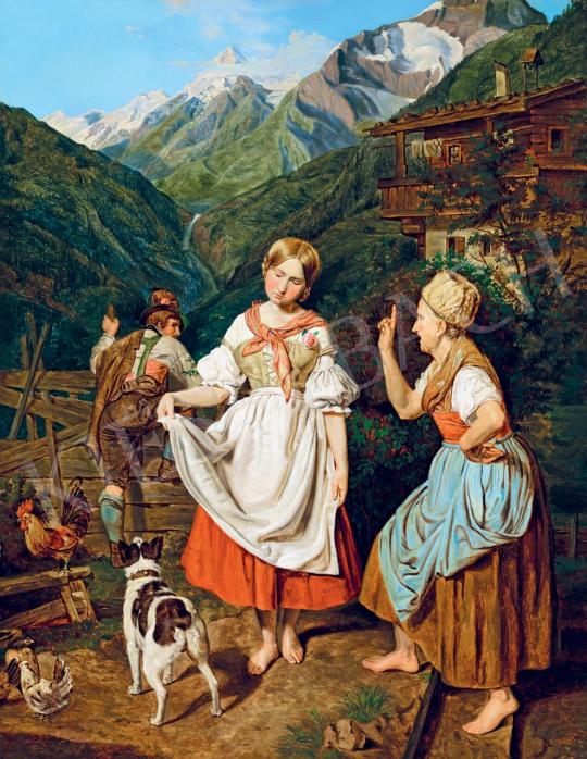  Benczúr, Gyula - Meeting (Scene), 1866 painting