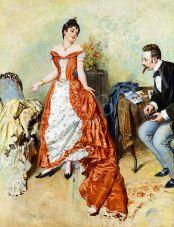 For sale Spitzer, Emanuel (Spitzer Manó) - The New Dress 's painting
